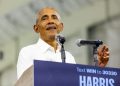 Obama uses withering mockery in Arizona as he questions Trump’s competence